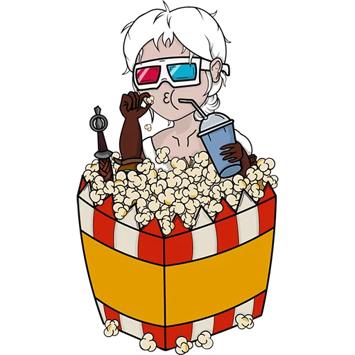 🍿 Стикер «Демон Лапласа» для Telegram