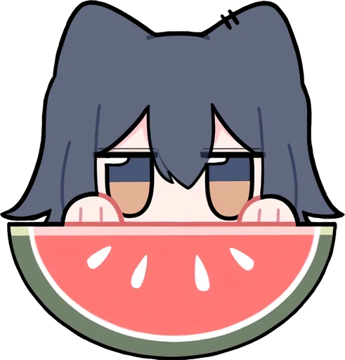 🍉 Стикер «Lappland & Texas» для Telegram