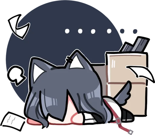 😩 Стикер «Lappland & Texas» для Telegram