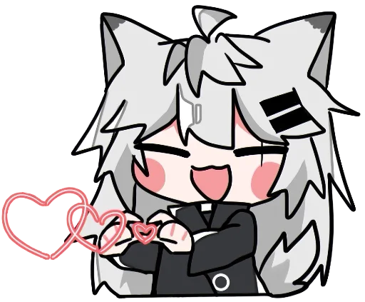 💕 Стикер «Lappland & Texas» для Telegram