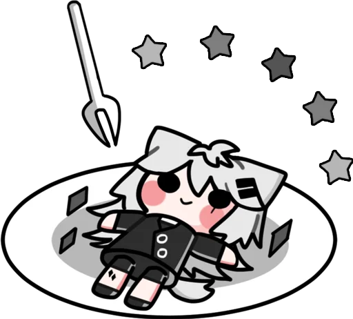 🍽 Стикер «Lappland & Texas» для Telegram