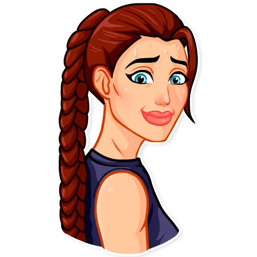😓 Стикер «Tomb Raider» для Telegram