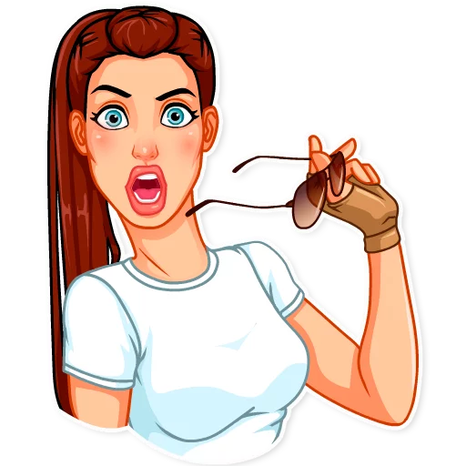 😨 Стикер «Tomb Raider» для Telegram