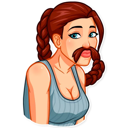 🙃 Стикер «Tomb Raider» для Telegram