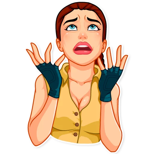 ❓ Стикер «Tomb Raider» для Telegram