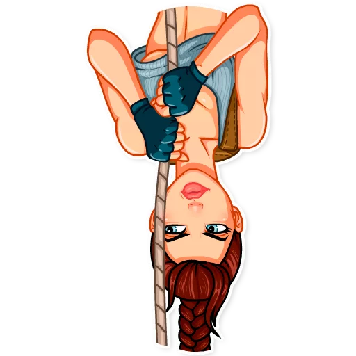 👀 Стикер «Tomb Raider» для Telegram