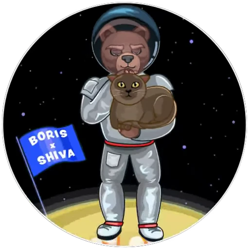 🐻 Стикер «larishiva» для Telegram