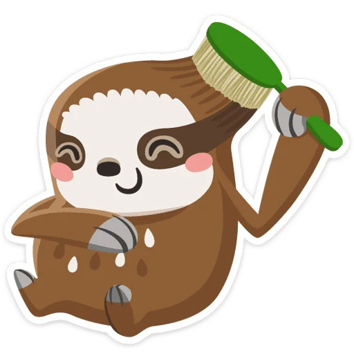 💇‍♀ Стикер «Ларри» для Telegram