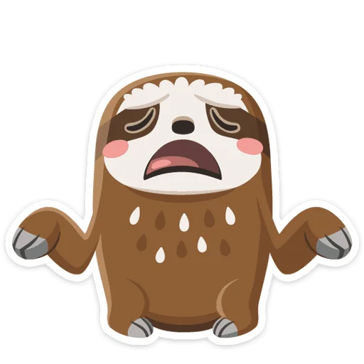 🤷‍♀️ Стикер «Ларри» для Telegram