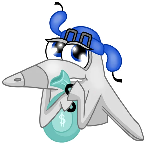 💸 Стикер «Larus Aero» для Telegram