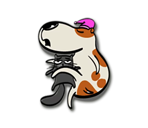 🌙 Стикер «Lassie» для Telegram