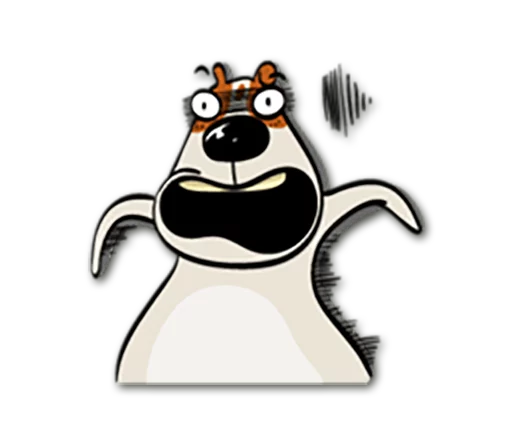 😱 Стикер «Lassie» для Telegram