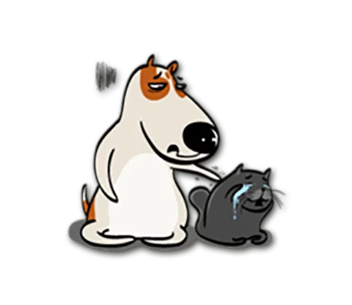 😐 Стикер «Lassie» для Telegram