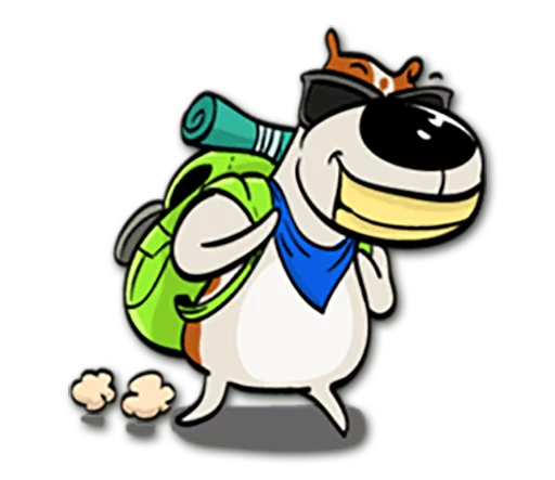 😎 Стикер «Lassie» для Telegram
