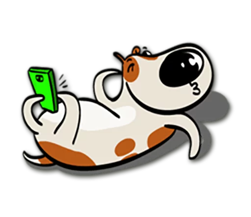 📷 Стикер «Lassie» для Telegram