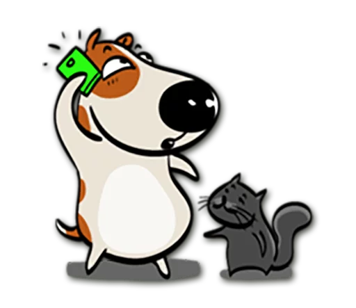 📱 Стикер «Lassie» для Telegram