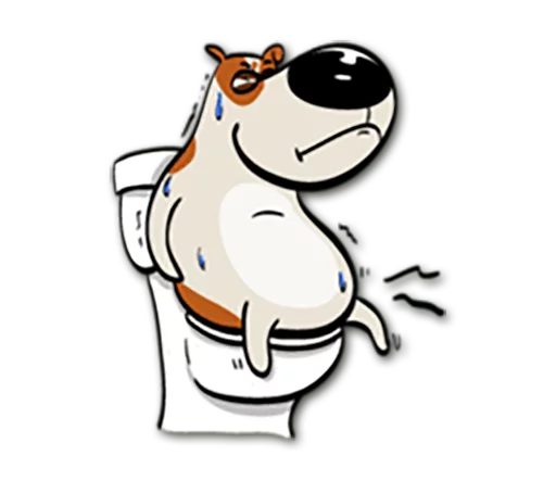🚽 Стикер «Lassie» для Telegram
