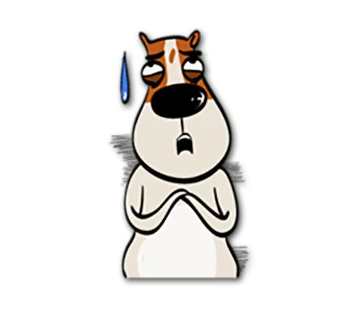 😕 Стикер «Lassie» для Telegram