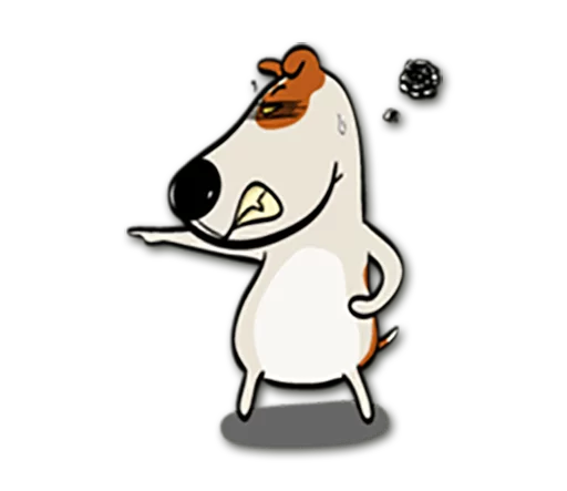 👈 Стикер «Lassie» для Telegram