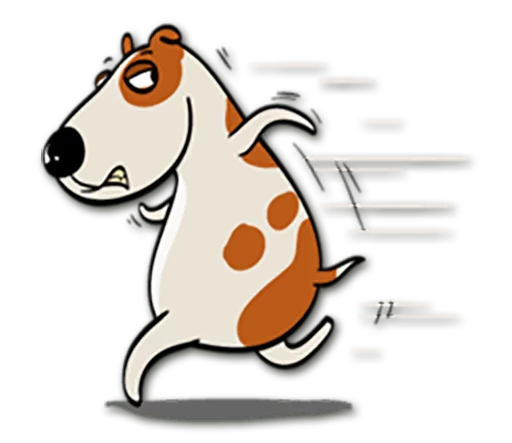 🏃 Стикер «Lassie» для Telegram