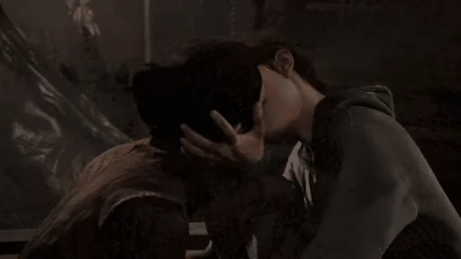 👩‍❤️‍💋‍👩 Стикер «Last of us» для Telegram