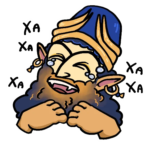 😂 Стикер «Laughmassu» для Telegram
