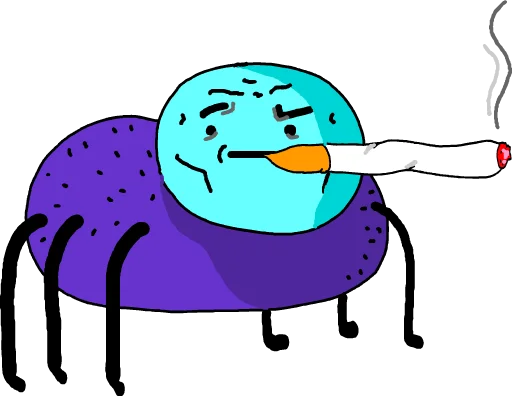 🕷 Стикер «LAVA LAMP» для Telegram