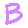 🔵 Эмодзи «Лаванда - фиолетовый простой шрифт» для Telegram