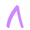 🔵 Эмодзи «Лаванда - фиолетовый простой шрифт» для Telegram