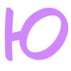 🔵 Эмодзи «Лаванда - фиолетовый простой шрифт» для Telegram