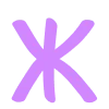 🔵 Эмодзи «Лаванда - фиолетовый простой шрифт» для Telegram