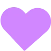 💜 Эмодзи «Лаванда - фиолетовый простой шрифт» для Telegram