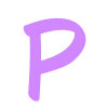 🔵 Эмодзи «Лаванда - фиолетовый простой шрифт» для Telegram