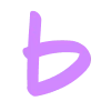 🔵 Эмодзи «Лаванда - фиолетовый простой шрифт» для Telegram
