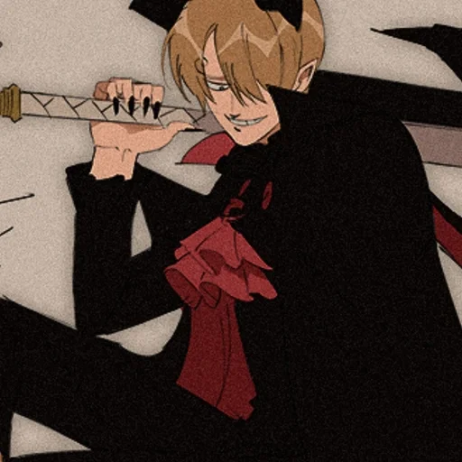 🚬 Стикер «SAnji» для Telegram