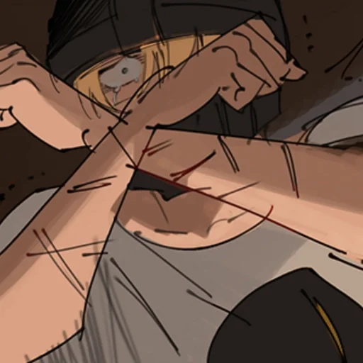 🚬 Стикер «SAnji» для Telegram
