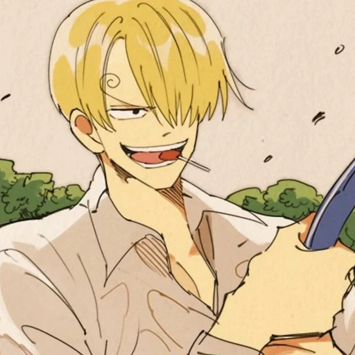 🚬 Стикер «SAnji» для Telegram
