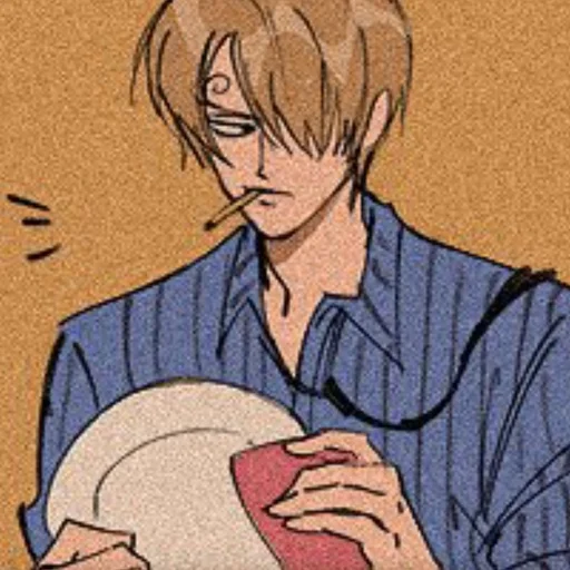 🚬 Стикер «SAnji» для Telegram