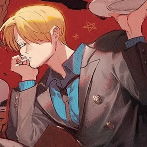 🚬 Стикер «SAnji» для Telegram