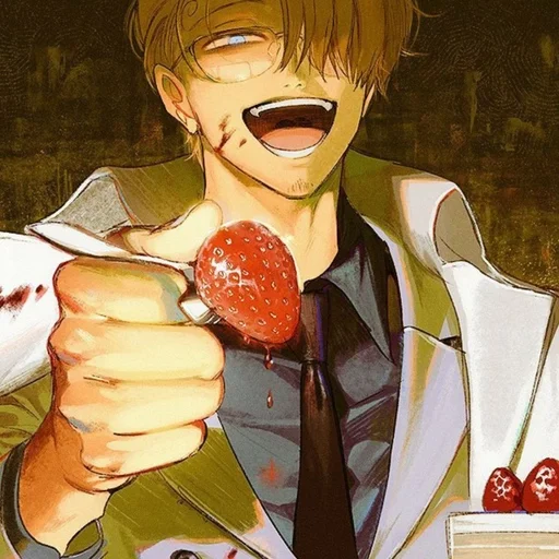 🚬 Стикер «SAnji» для Telegram