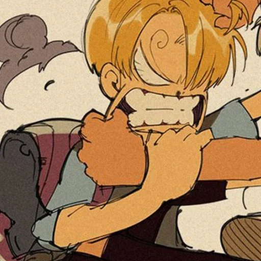 🚬 Стикер «SAnji» для Telegram