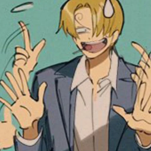 🚬 Стикер «SAnji» для Telegram