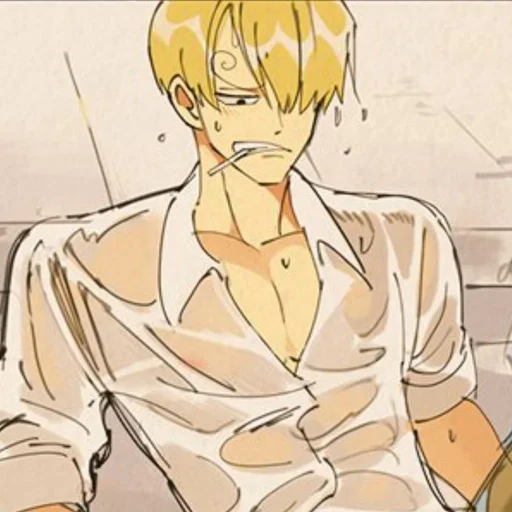 🚬 Стикер «SAnji» для Telegram