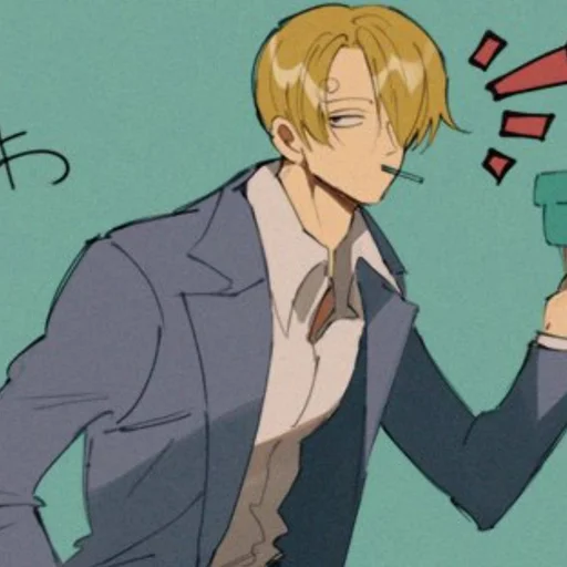 🚬 Стикер «SAnji» для Telegram