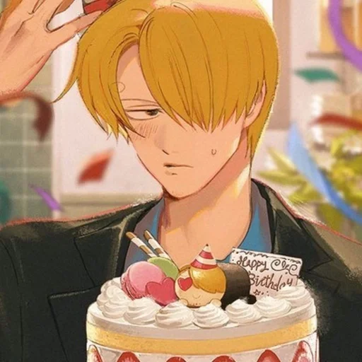 🚬 Стикер «SAnji» для Telegram