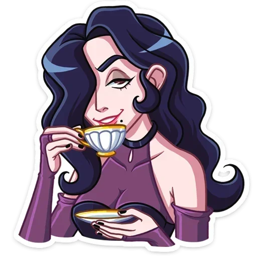 ☕️ Стикер «Лавиния без надписей» для Telegram