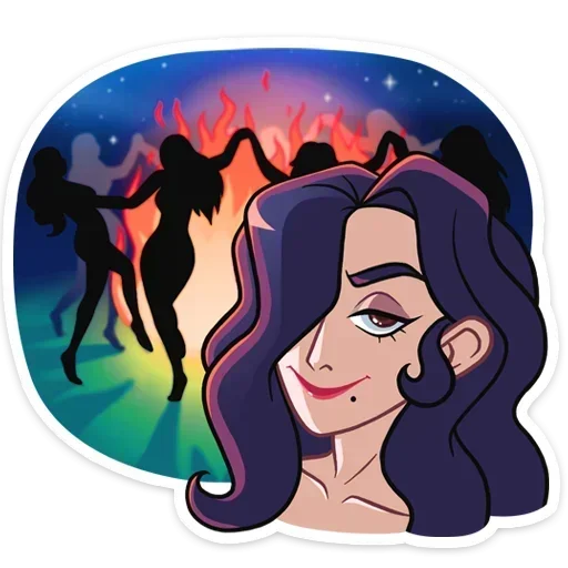 🔥 Стикер «Лавиния без надписей» для Telegram