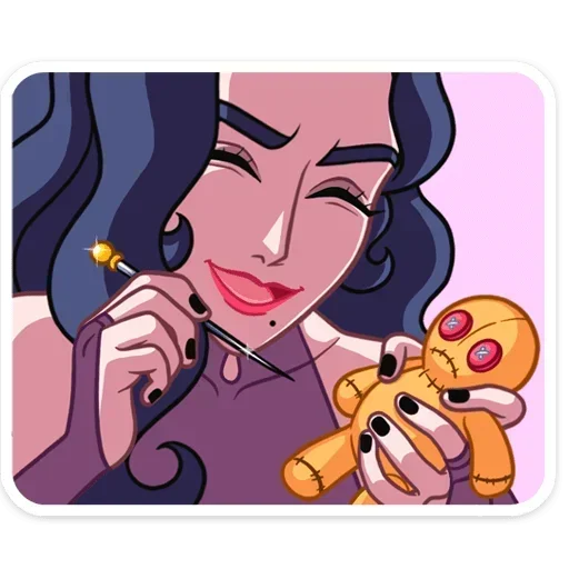 😏 Стикер «Лавиния без надписей» для Telegram