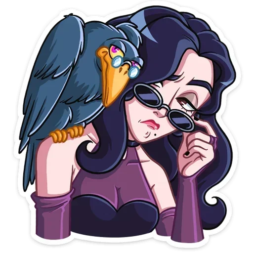 😎 Стикер «Лавиния без надписей» для Telegram