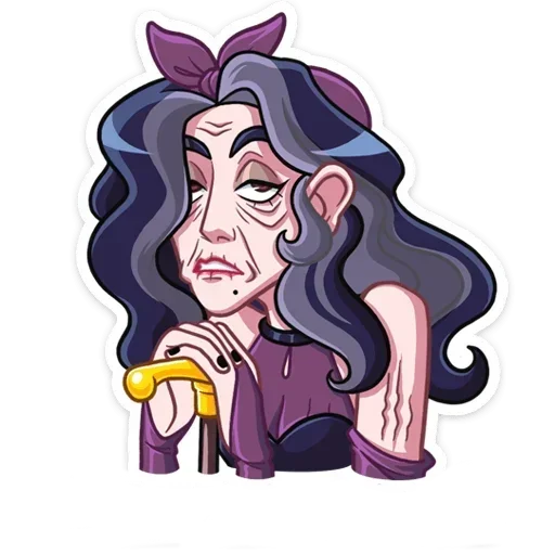 👵 Стикер «Лавиния без надписей» для Telegram